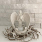 Accent Wreath with Silver Stars for Statues, Lanterns, or Candles