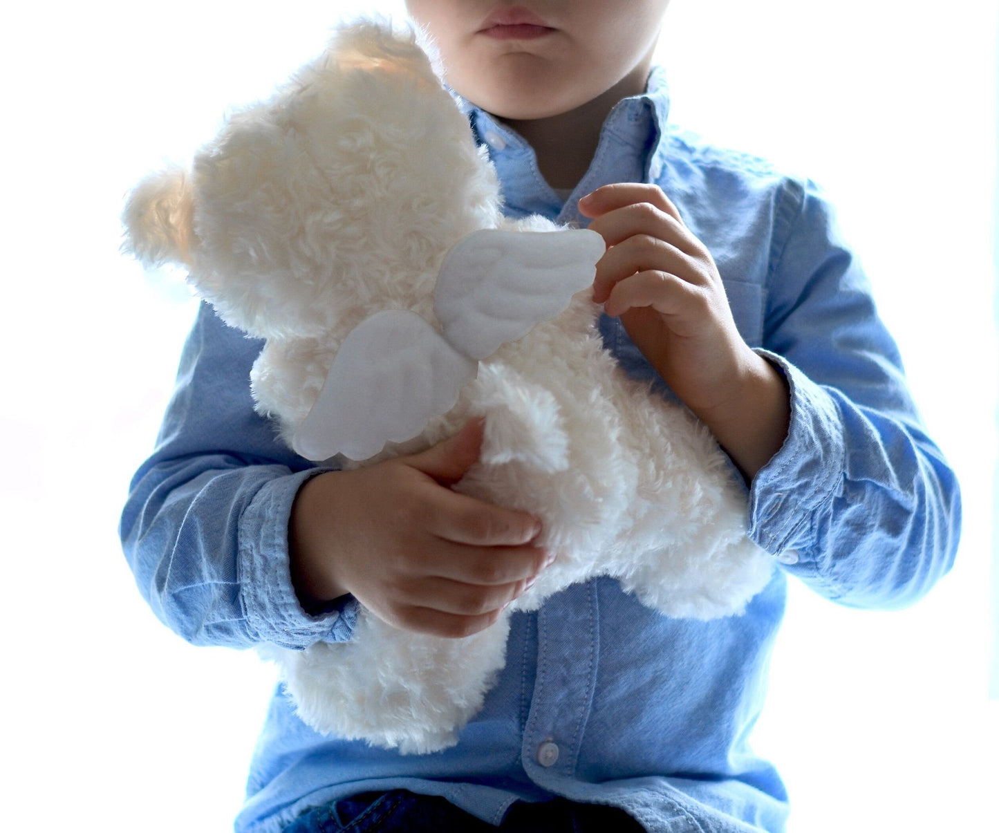 Angel Bear Stuffed Animal for Grieving Child